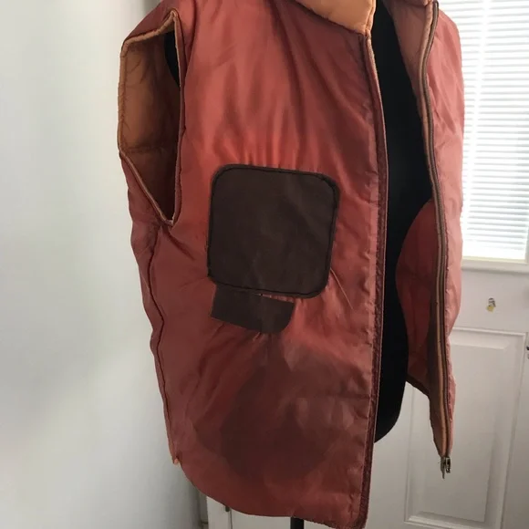 VTG Sear’s Puffer Vest With Embroidered Dog, Size L. - Picture 11 of 14